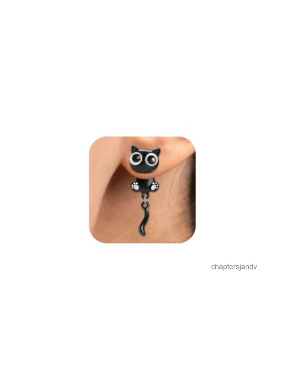 Cat Earrings Women Cute Cat Paw Stud Hypoallergenic Halloween Christmas Jewelry